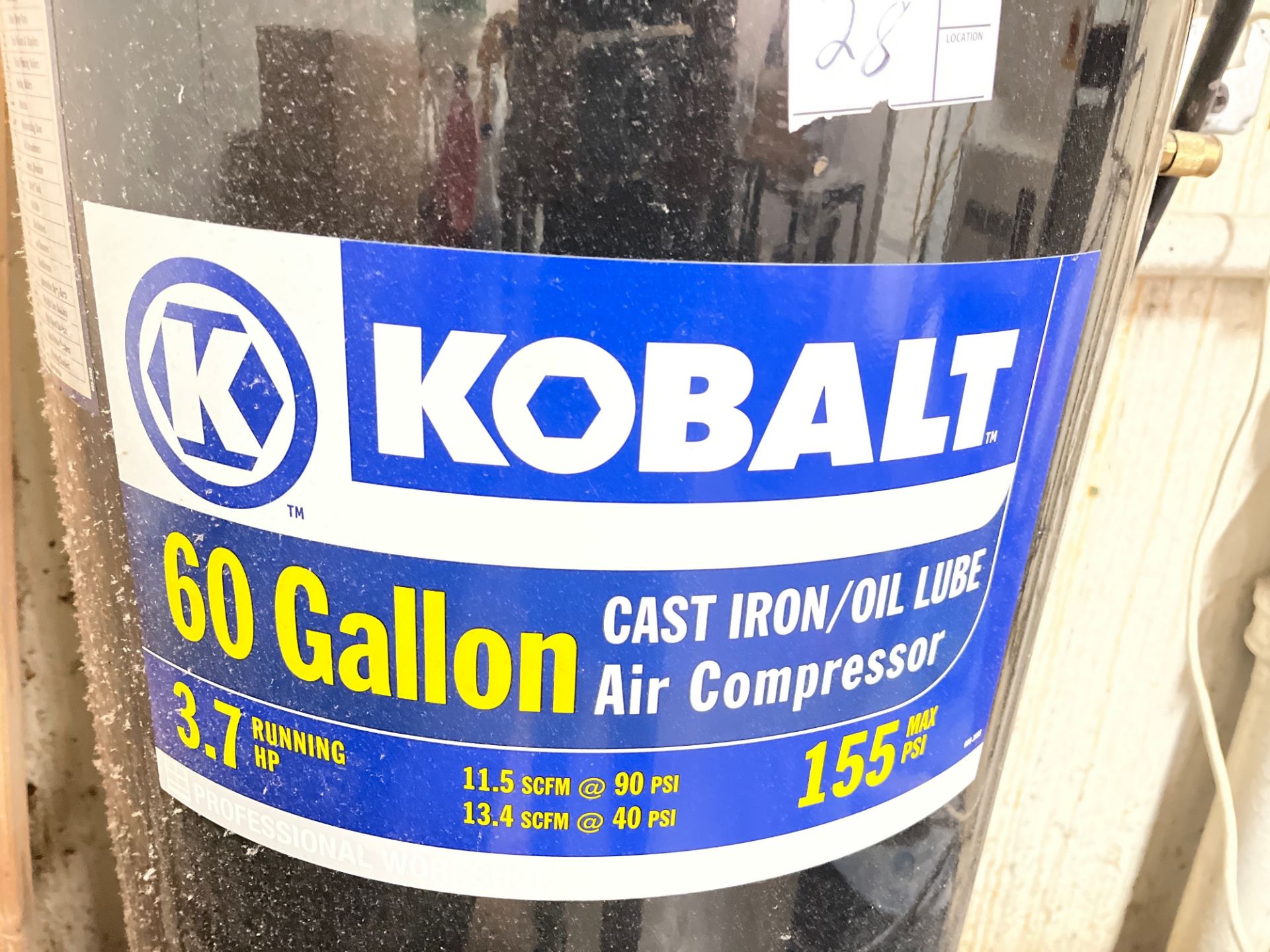 Kobalt 60gal Air Compressor - Image 3 of 3