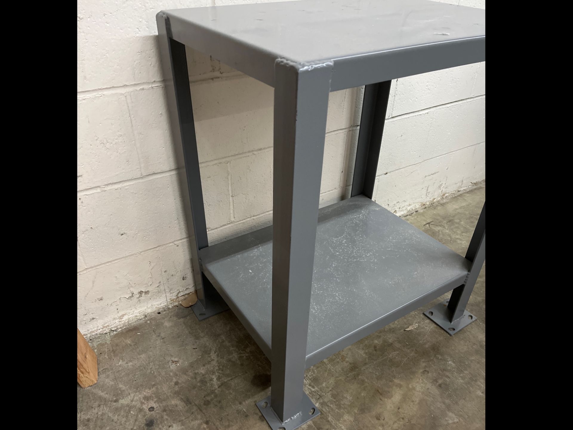 2-Tier Roll Out Steel Work Table - Image 2 of 3