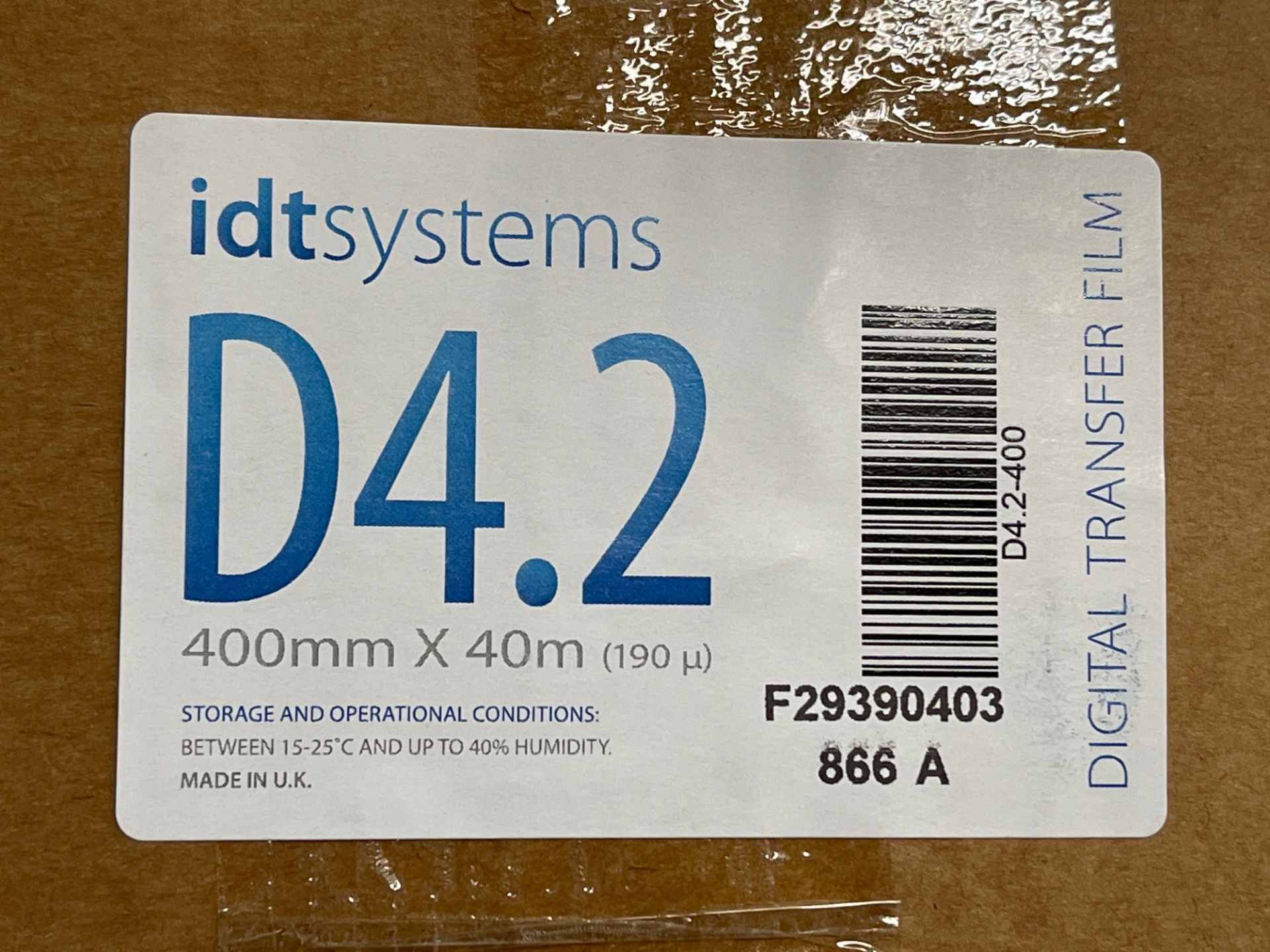 (14) IDT D4.2 Digital Transfer Film - Image 2 of 3