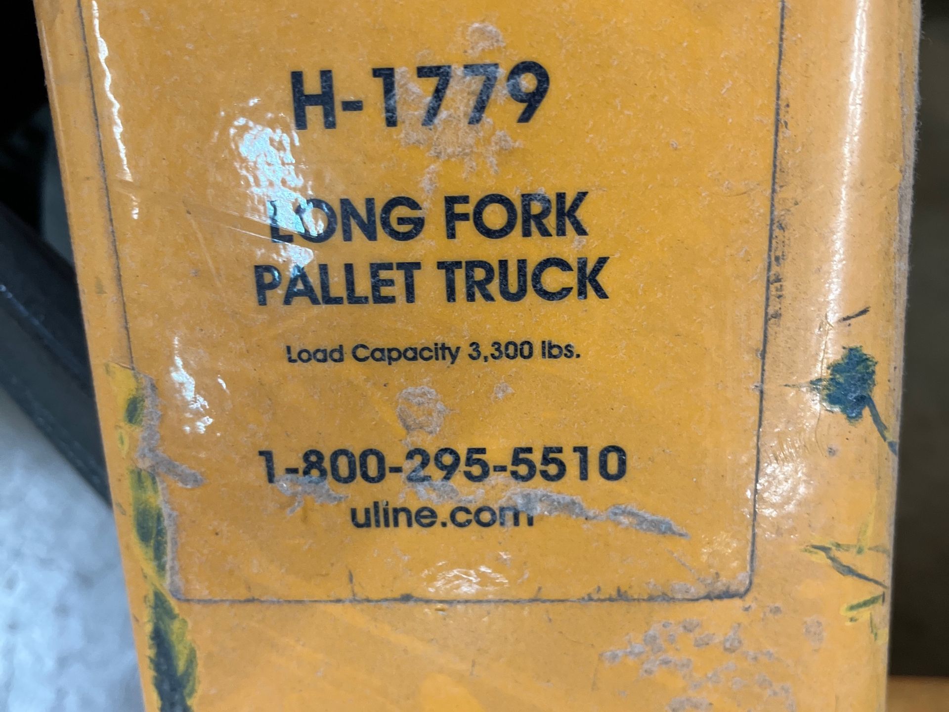 U-Line Long Fork Pallet Truck - Image 4 of 5