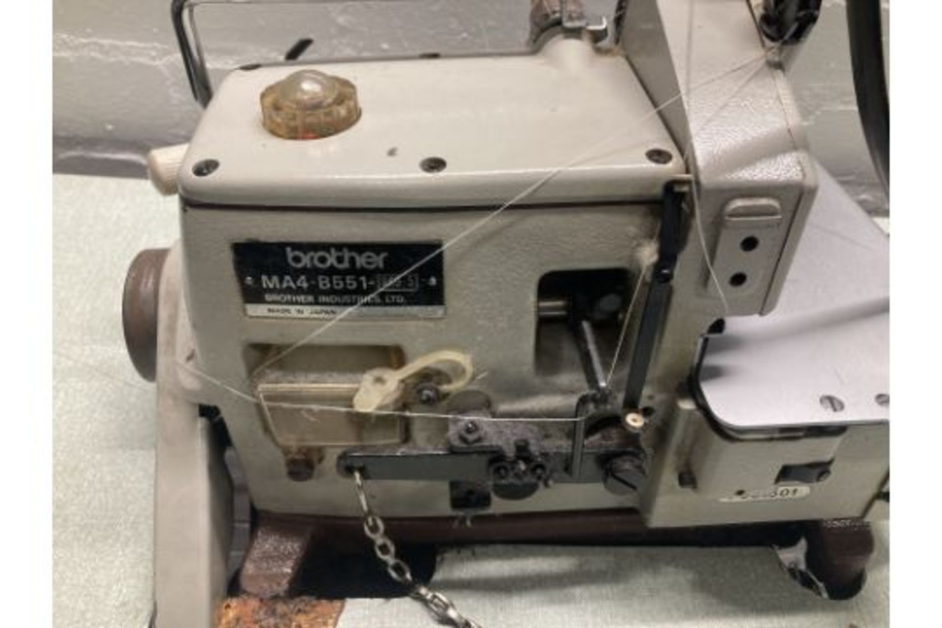 Brother Overlocker MA4-B551 069 S Thread Industrial Overlock Sewing Machine - Image 5 of 5