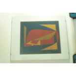Farbserigraphie von Victor Vasarely (1906-1997); "Zombor", gedruckt 1982, hier u.l. bez. Blatt 43 v