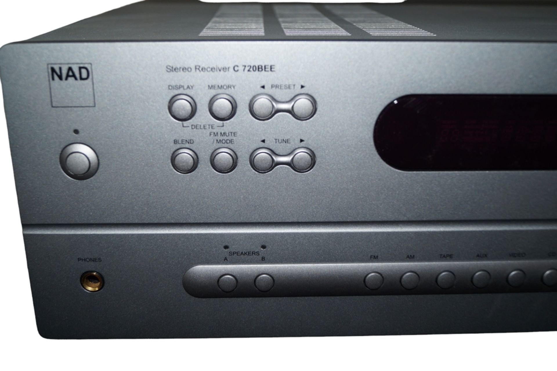 Komplette Stereoanlage bestehend aus Receiver und CD-Player von NAD, Doppel-Kassettendeck von Yamah - Image 5 of 6