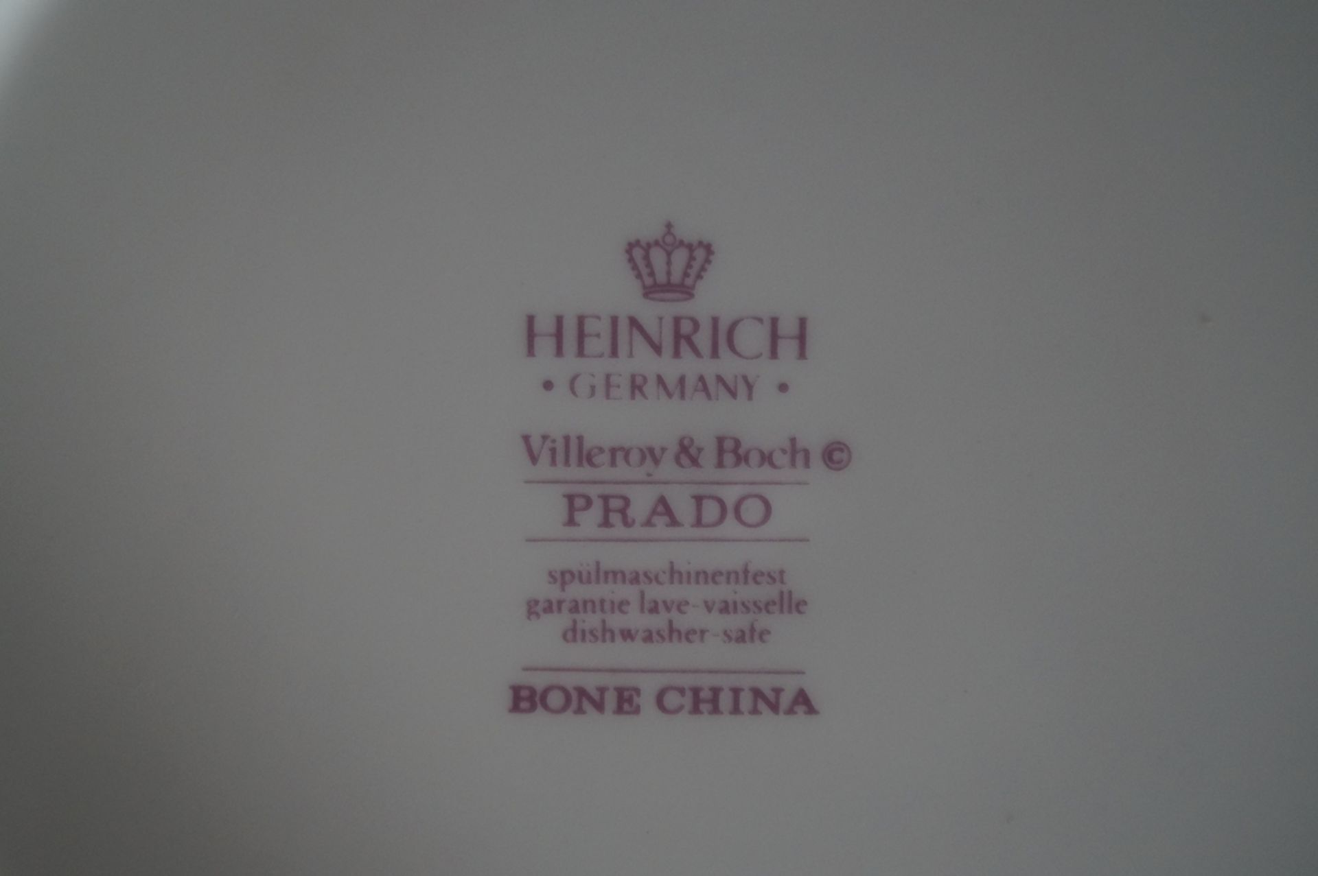 Insgesamt 16 Teile zu dem Kaffeeservice "Prado" von Heinrich Porzellan (Villeroy&Boch); im Einzelne - Bild 3 aus 3