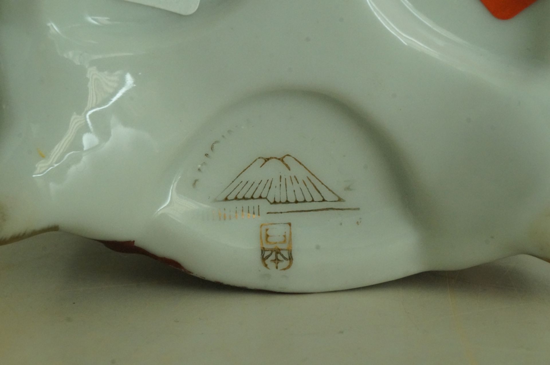 Älterer Rauchverzehrer oder auch Duftlampe der Marke "Aerozon" aus Porzellan; umlaufend asiatische  - Bild 4 aus 4