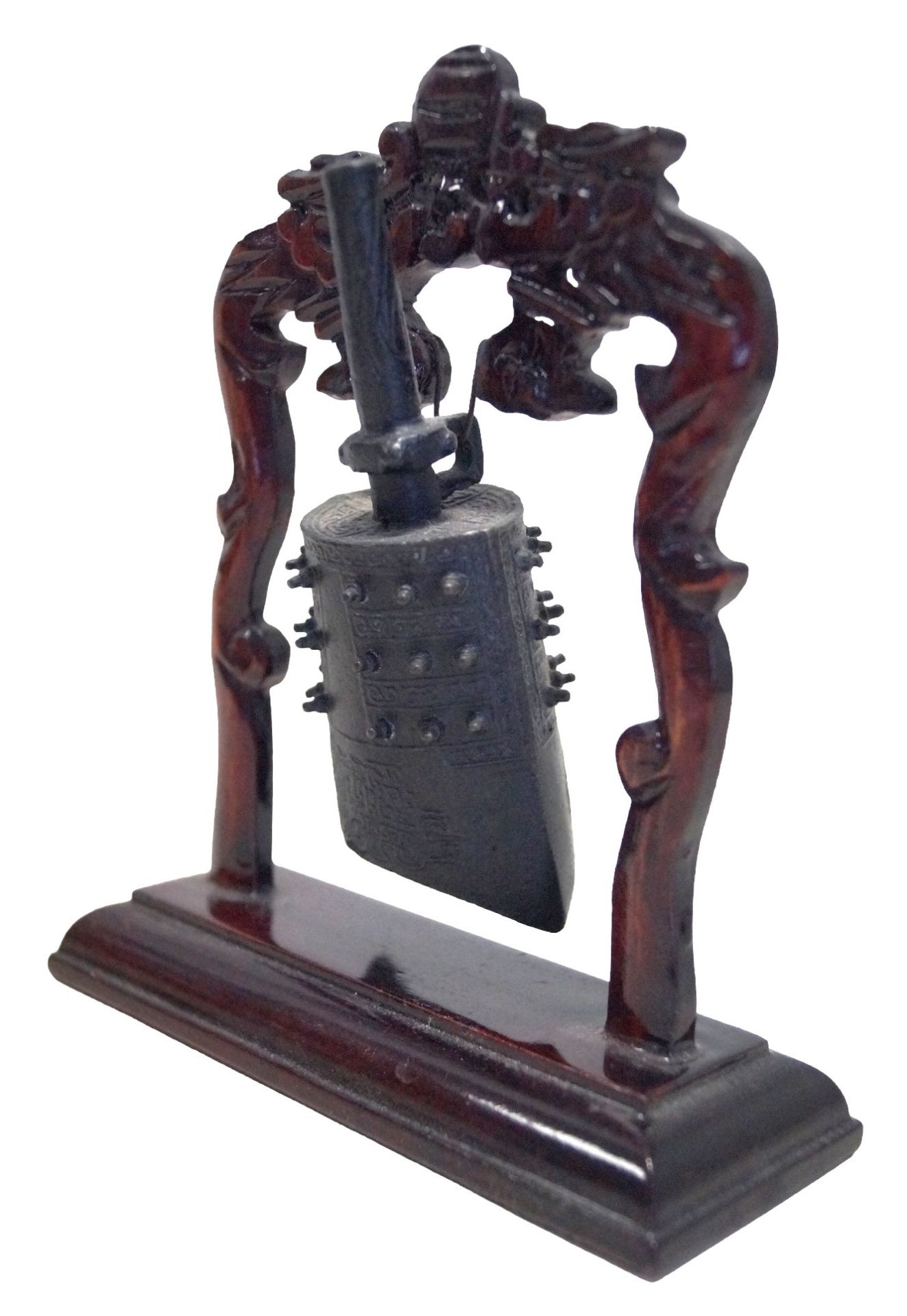 Modell der berühmten Yong-Glocke (甬鐘/ 甬钟, yǒng zhōng) aus dem Glockenspiel des Markgrafen Yi von Ze - Bild 2 aus 2