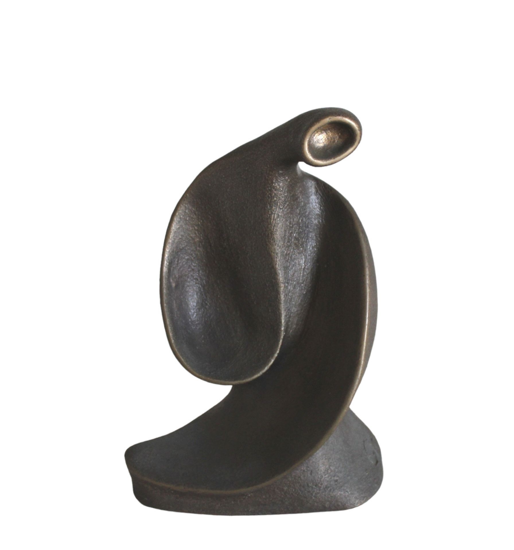 Skulptur "Mutter", vermutl. Bronze, Künstler: C.Kunze (1984); Stück 2/9; Maße: ca. BxH 19x29cm