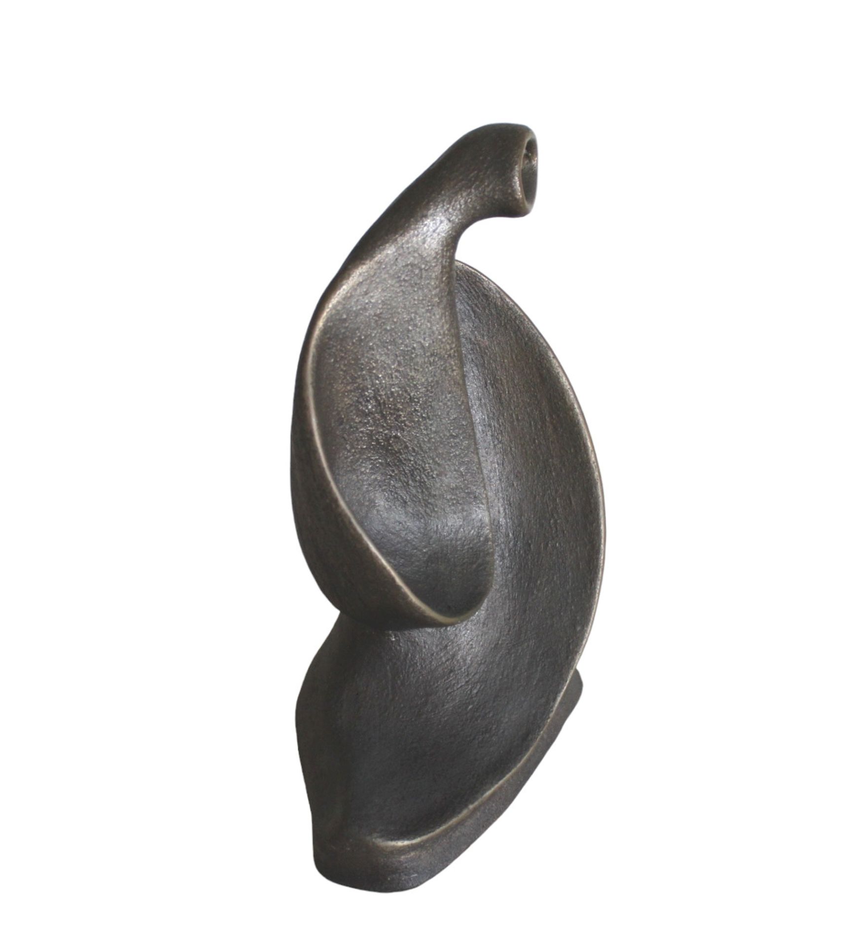 Skulptur "Mutter", vermutl. Bronze, Künstler: C.Kunze (1984); Stück 2/9; Maße: ca. BxH 19x29cm - Bild 2 aus 4