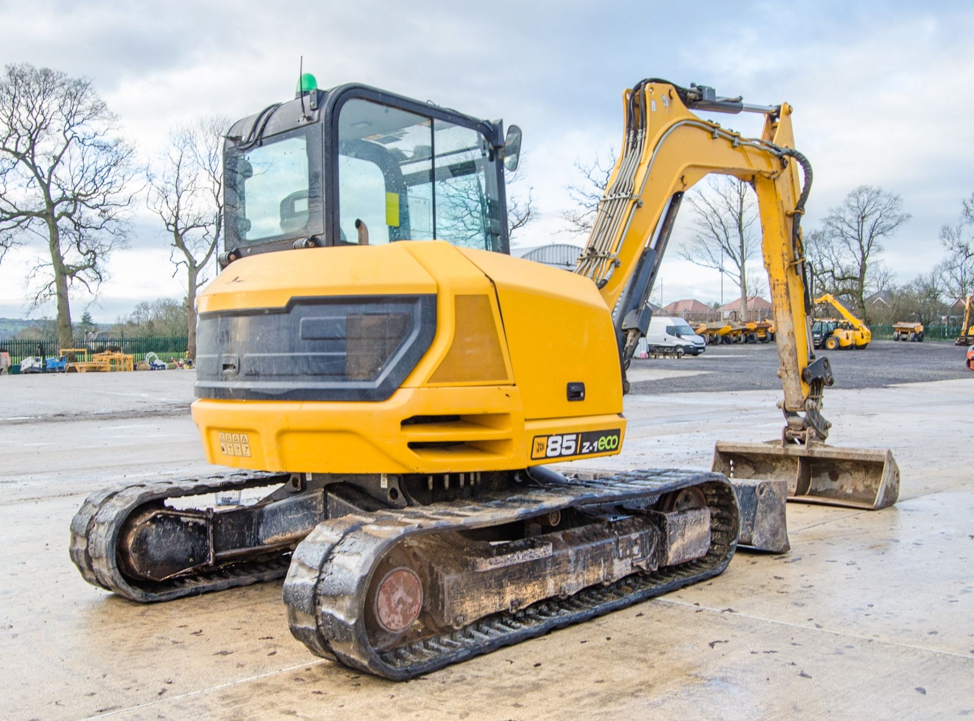 JCB 85 Z-1 ECO 8.5 tonne rubber tracked excavator Year: 2017 S/N: 2501060 Recorded Hours: 4788 - Image 3 of 25