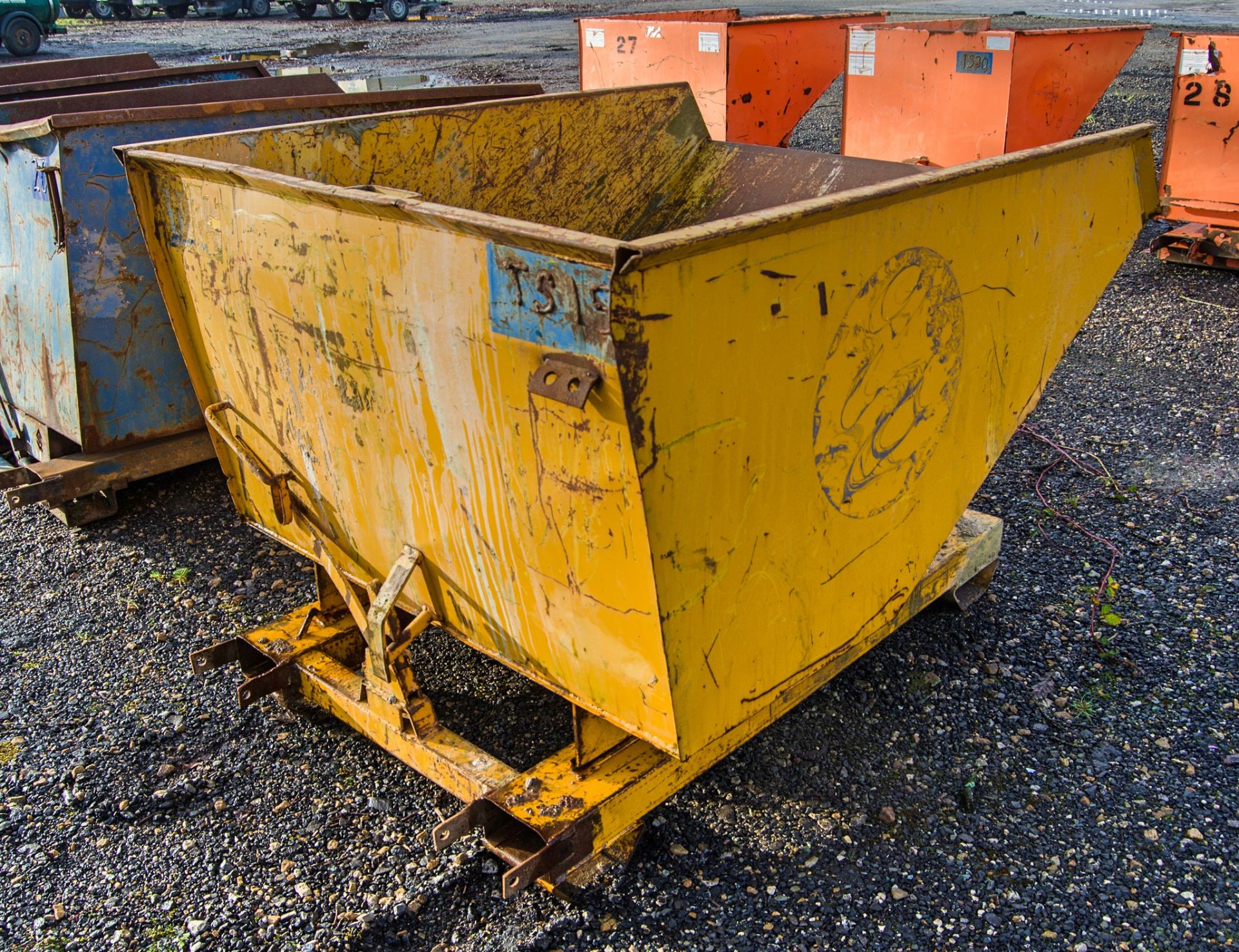 Steel tipping skip TS15 - Image 2 of 2