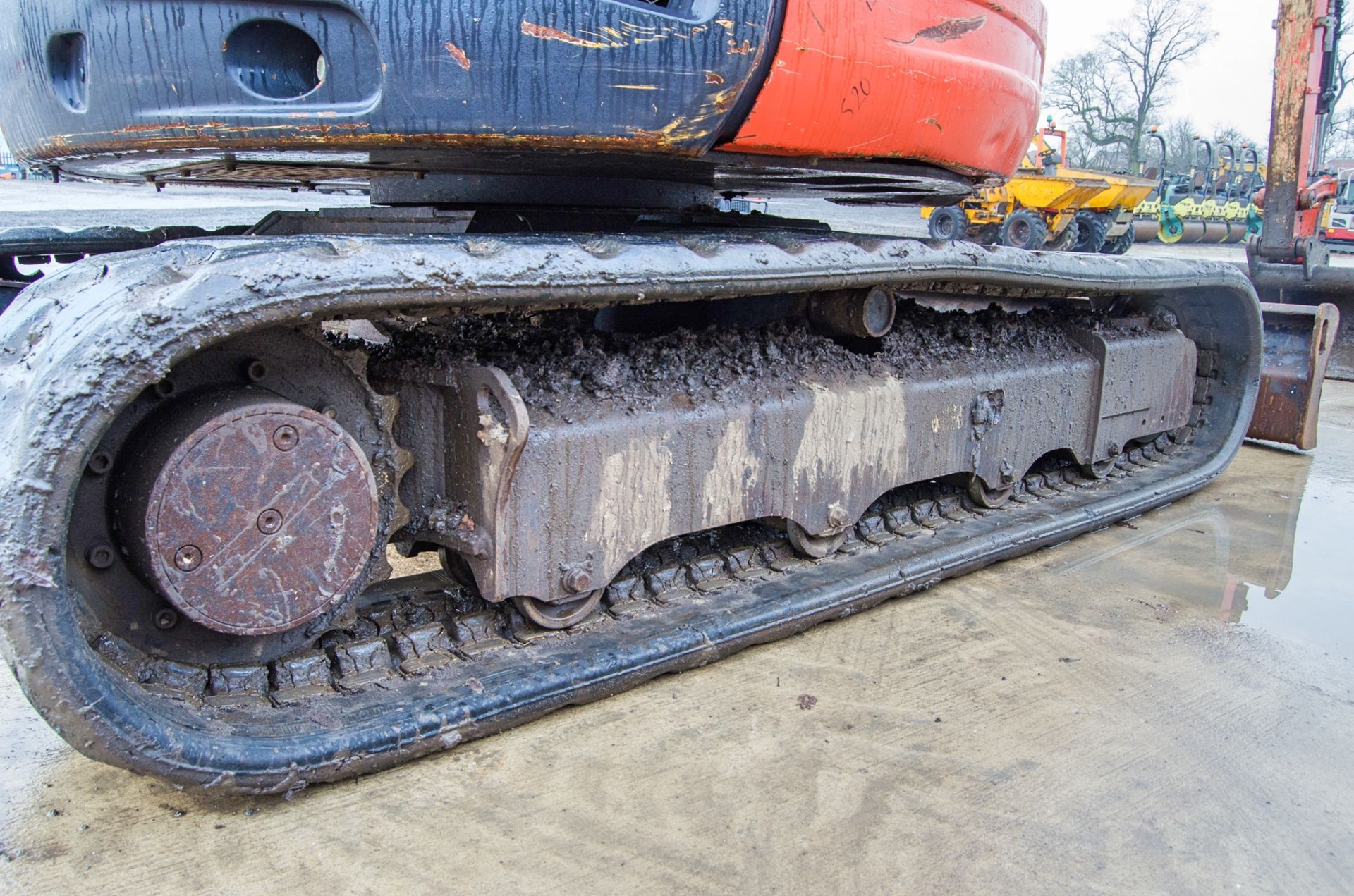 Kubota U48-4 4.8 tonne rubber tracked excavator Year: 2015 S/N: 52755 Recorded Hours: 3595 blade, - Image 12 of 25