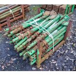 Stillage of steel props as photographed