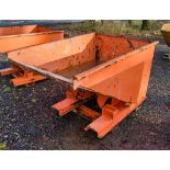 Invicta steel tipping skip TS28