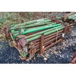 Stillage of steel props as photographed