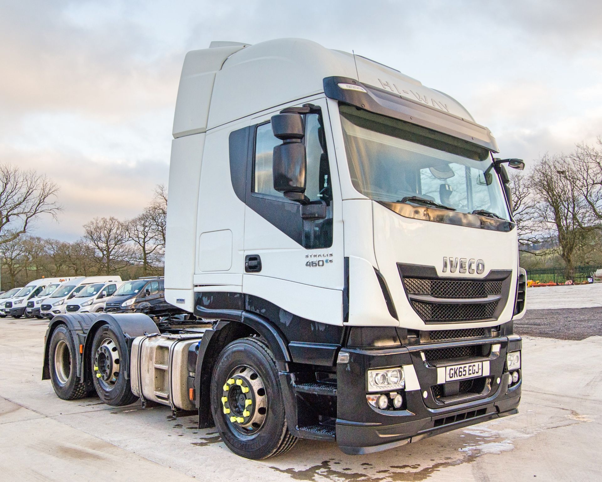 Iveco Stralis 460 E6 Hi-Way 6x2 tractor unit Registration Number: GK65 EGJ Date of Registration: - Image 2 of 33