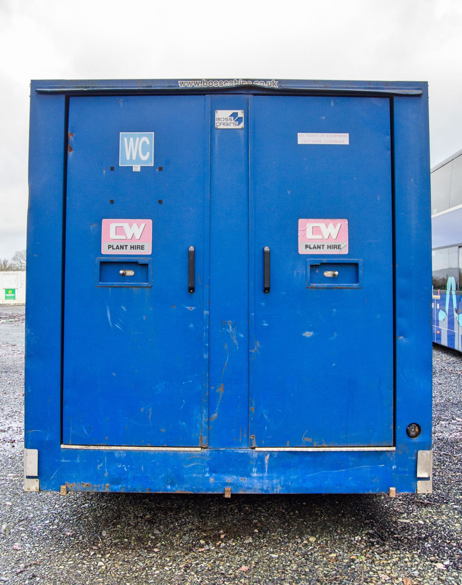 Boss Cabins 12 ft x 6 ft steel anti vandal mobile welfare site unit Comprising of: Canteen area, - Image 6 of 13