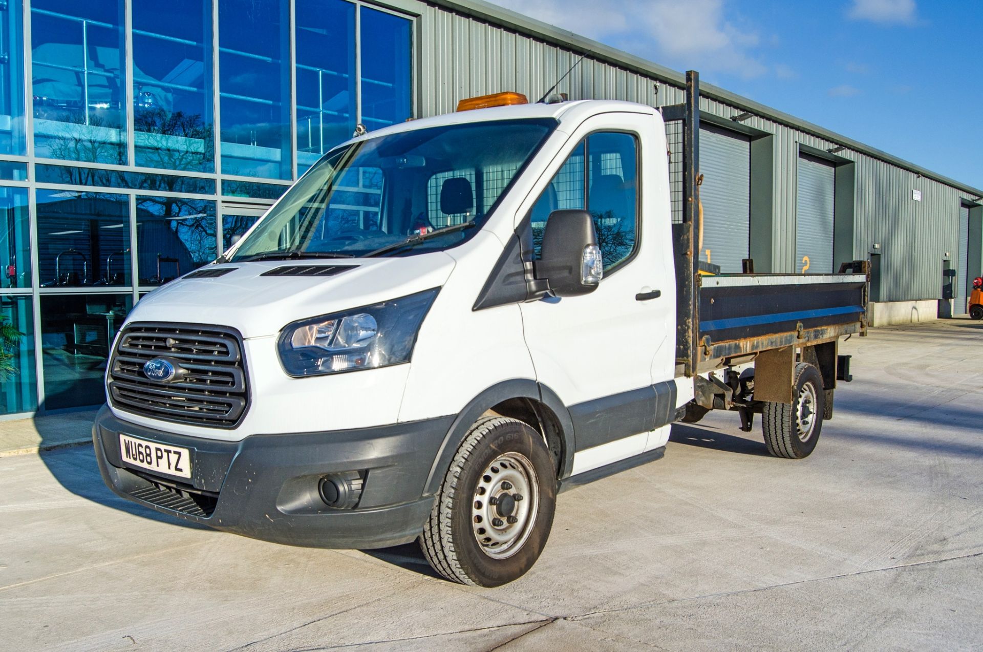 Ford Transit 350 Euro 6 2 litre diesel 6 speed manual tipper Registration Number: WU68 PTZ Date of