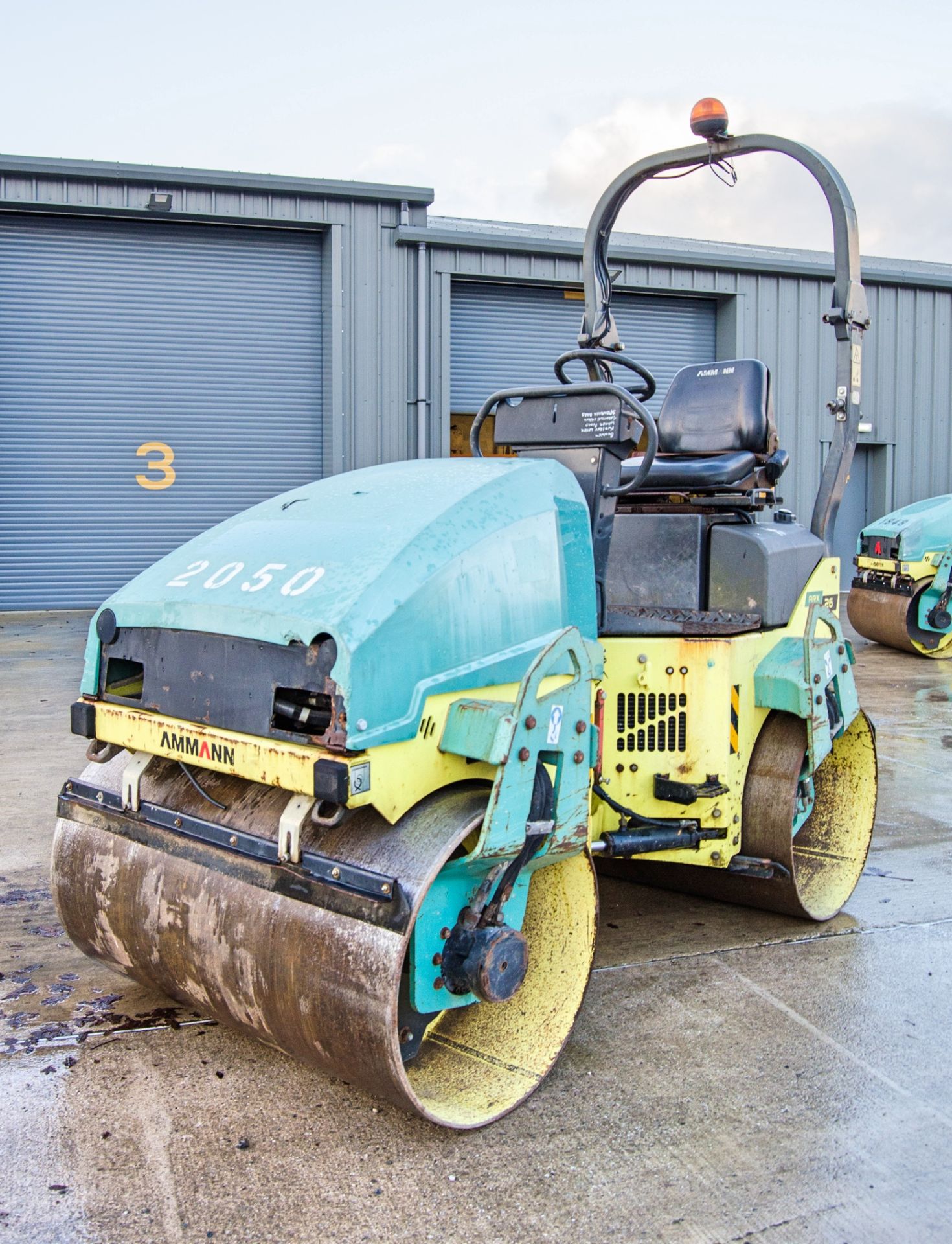 Ammann ARX26 double drum ride on roller Year: 2015 S/N: 6150216 Recorded Hours: 1125 2050