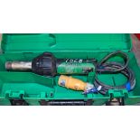 Leister 110v heat gun c/w carry case EXP3325