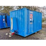 Boss Cabins 12 ft x 6 ft steel anti vandal mobile welfare site unit Comprising of: Canteen area,