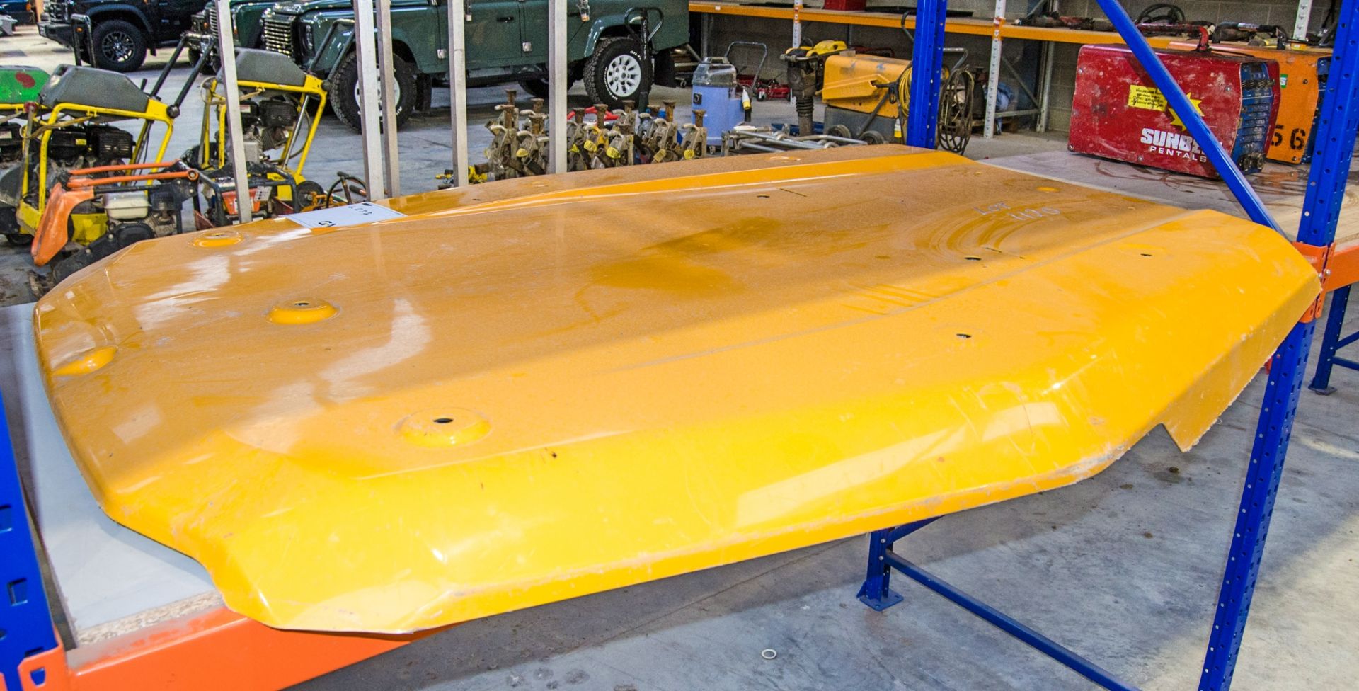 JCB cabbed dumper roof panel