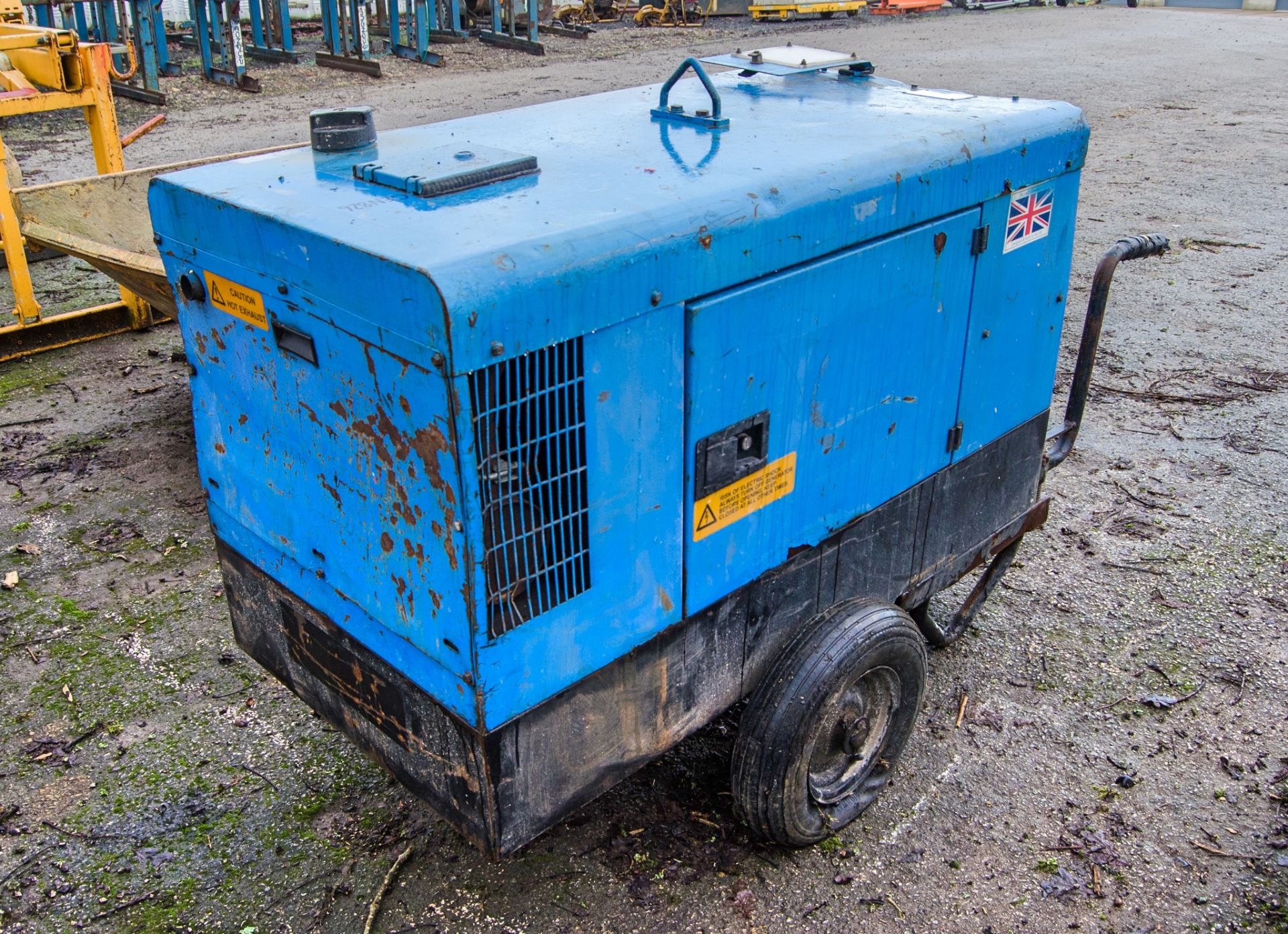 Stephill SSD1000 10 kva diesel driven generator S/N: 400704 Recorded Hours: 8147 GEN826 - Image 2 of 5