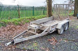 Indespension 8 ft x 4 ft tandem axle plant trailer S/N: 122207 A719397
