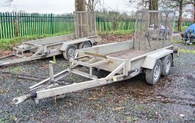 Indespension 8 ft x 4 ft tandem axle plant trailer S/N: 18567 A670772