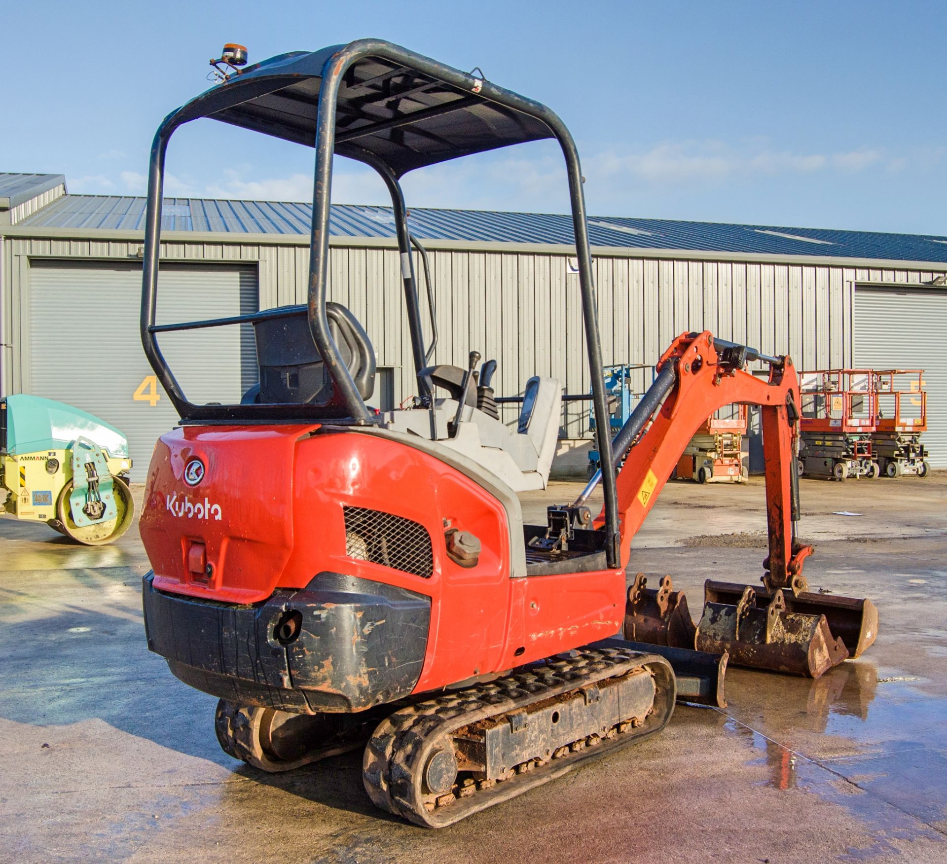 Kubota KX015-4 1.5 tonne rubber tracked mini excavator Year: 2015 S/N: 58352 Recorded Hours: 2725 - Image 4 of 24