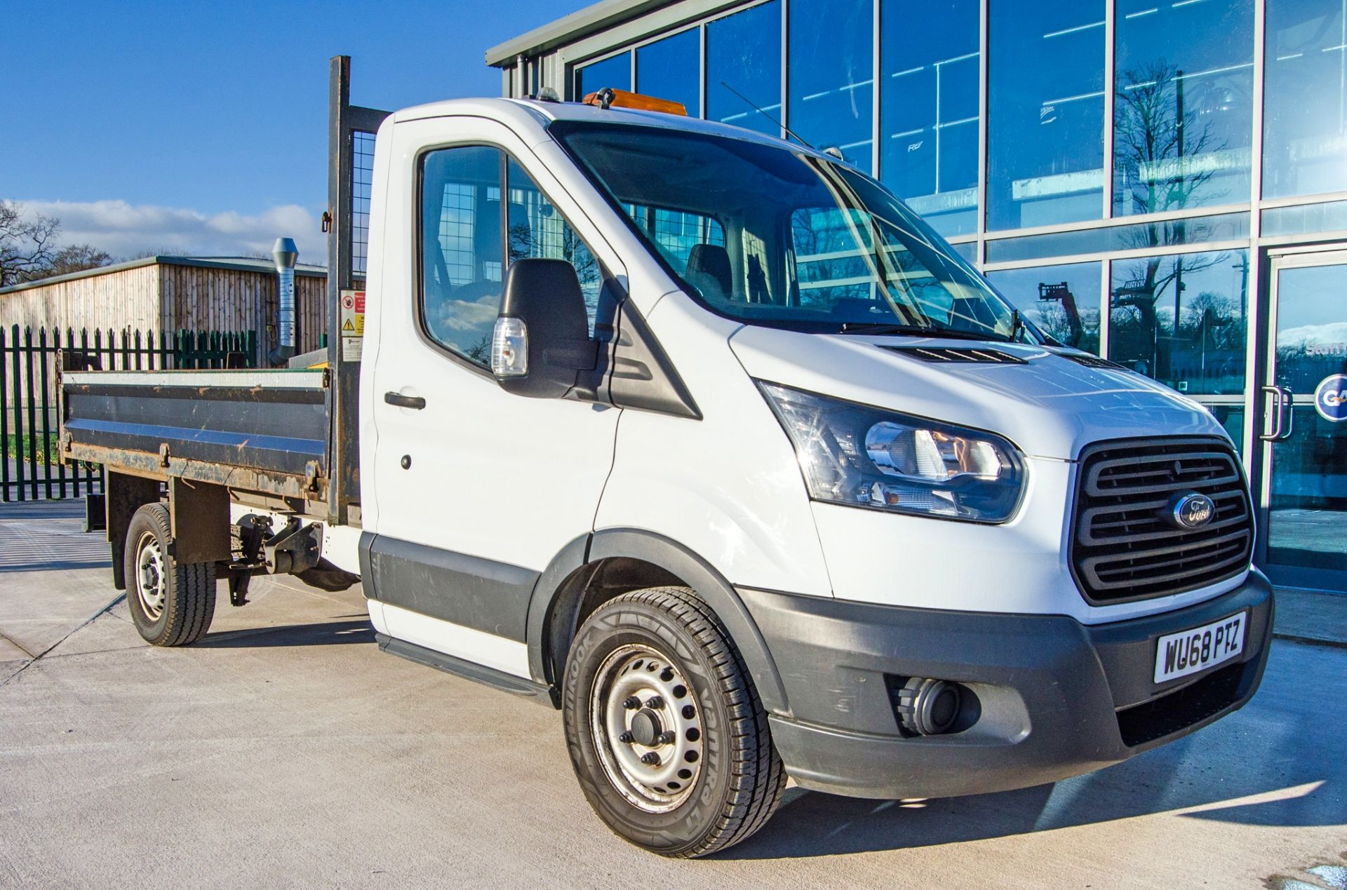 Ford Transit 350 Euro 6 2 litre diesel 6 speed manual tipper Registration Number: WU68 PTZ Date of - Image 2 of 37