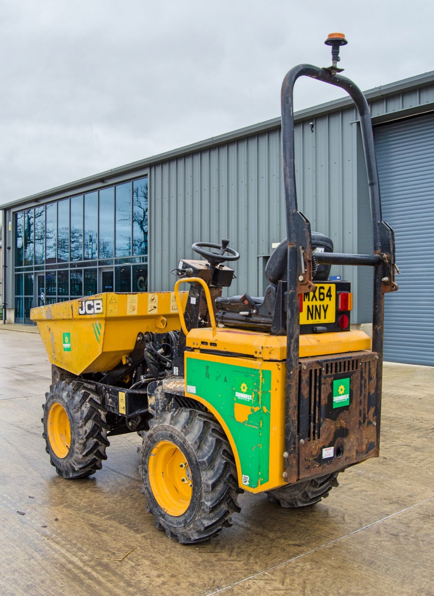 JCB 1THT 1 tonne hi-tip dumper Year: 2015 S/N: EFFRA2454 Recorded Hours: 1833 c/w V5 certificate - Image 4 of 23