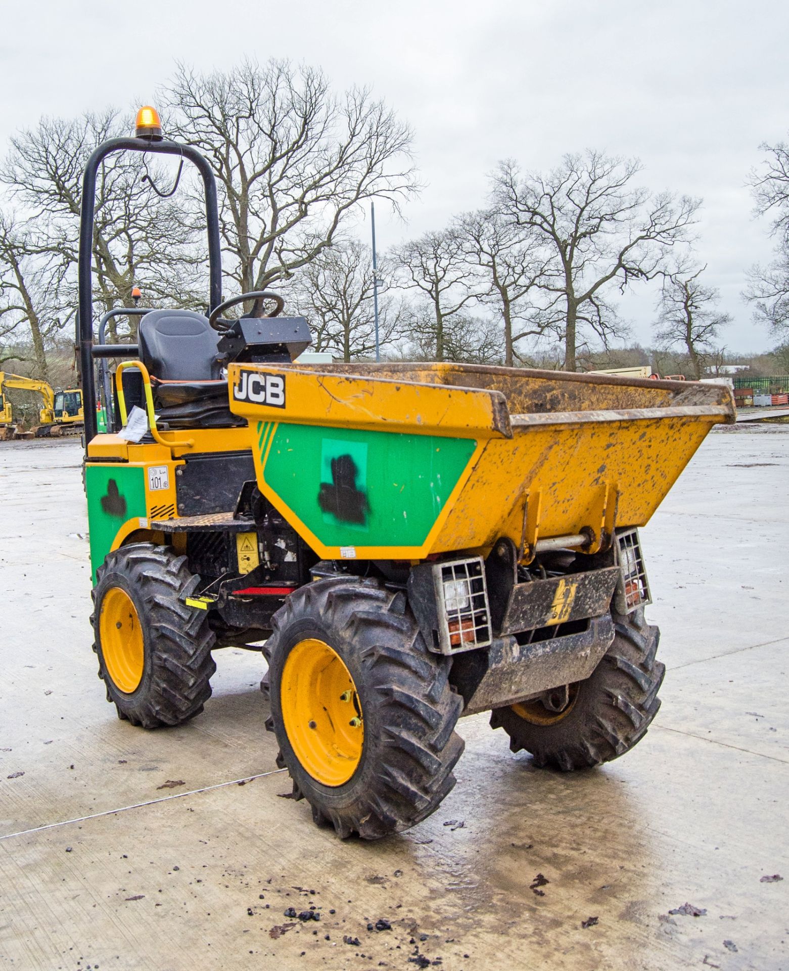 JCB 1THT 1 tonne hi-tip dumper Year: 2017 S/N: EHHRA3854 Recorded Hours: Not displayed (Clock blank) - Image 2 of 22