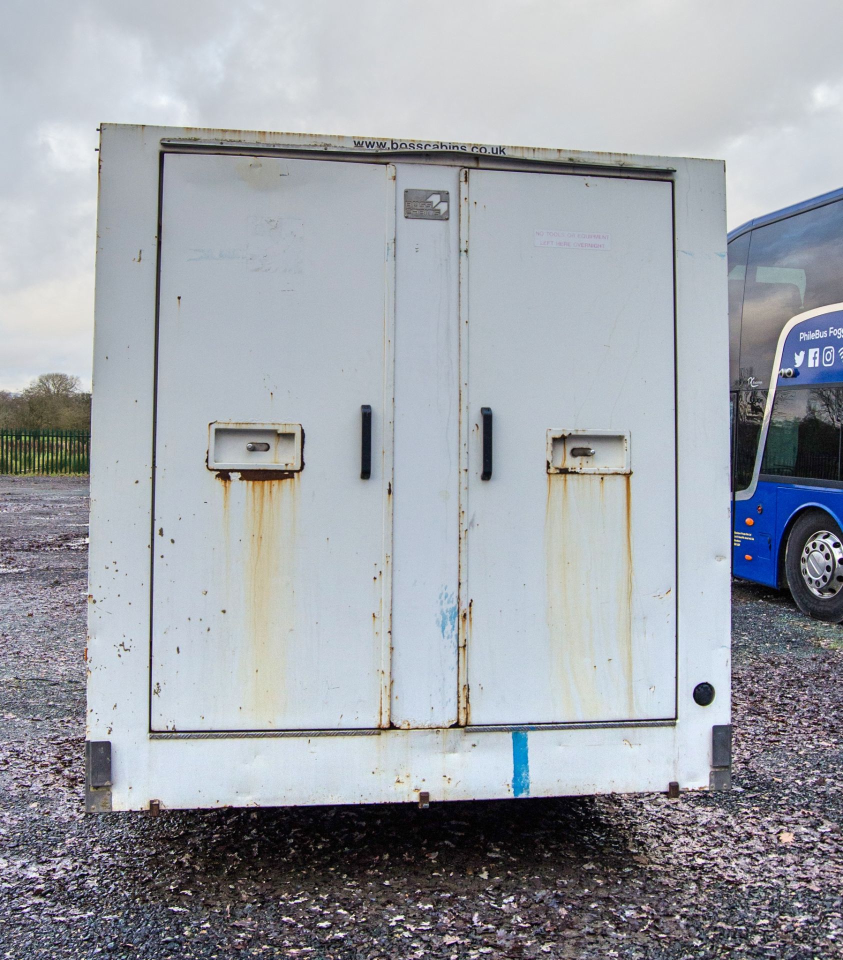Boss Cabins 12 ft x 6 ft steel anti vandal mobile welfare site unit Comprising of: Canteen area, - Image 6 of 11