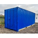 20 ft x 8 ft steel shipping container ** No VAT on hammer price but VAT will be charged on the