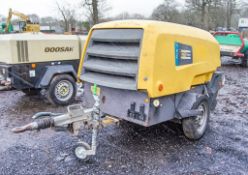 Atlas Copco XAS68 diesel driven fast tow mobile air compressor Year: 2017 S/N: 465540 Recorded