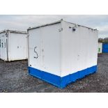 10 ft x 8 ft steel store site unit c/w keys A638090