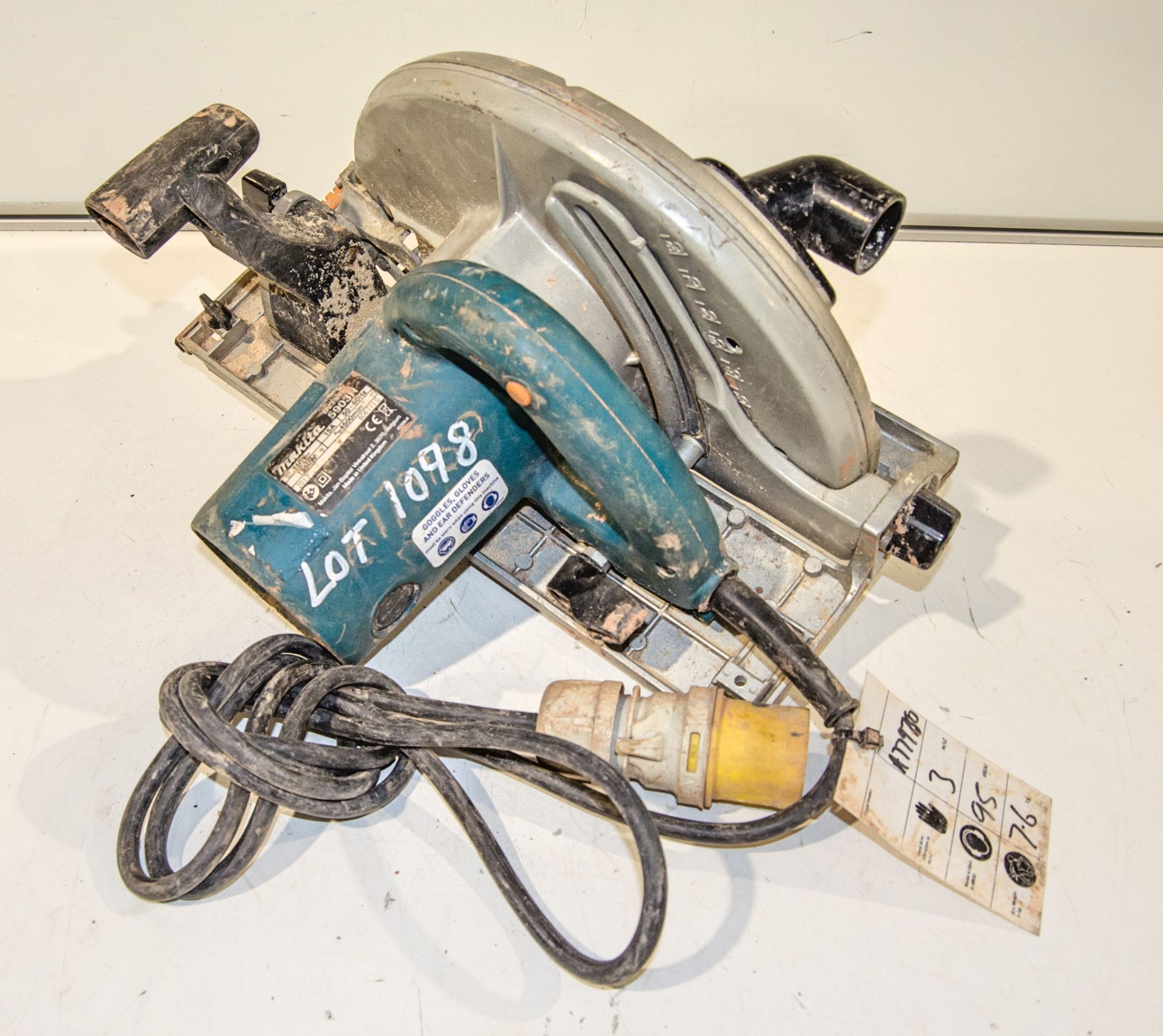 Makita 5903R 110v 235mm circular saw A779750