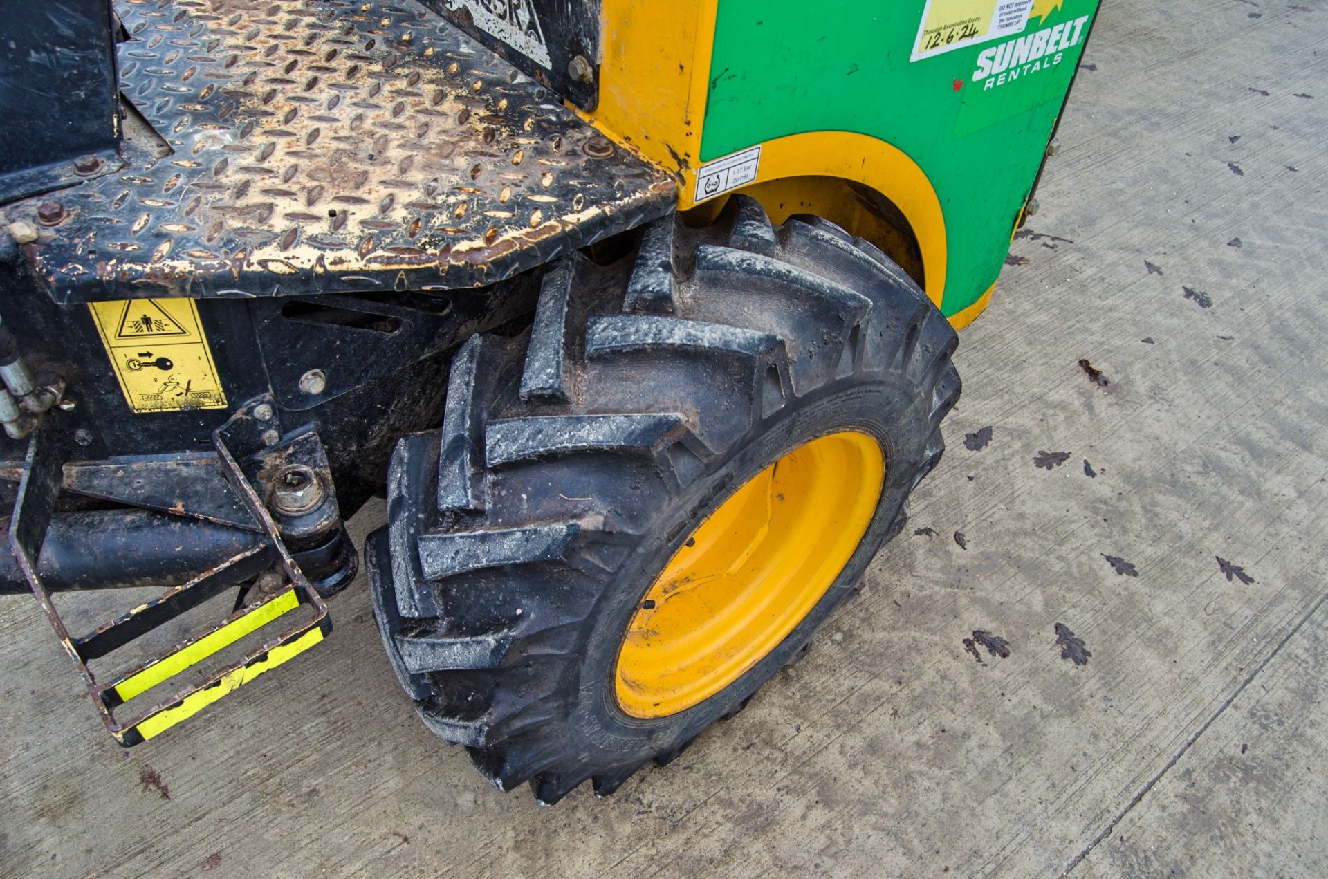 JCB 1THT 1 tonne hi-tip dumper Year: 2017 S/N: EHHRA3854 Recorded Hours: Not displayed (Clock blank) - Image 15 of 22