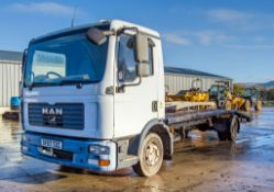 MAN 8.184 7.5 tonne beaver tail lorry Registration Number: SF07 TZC Date of Registration: 01/08/2007