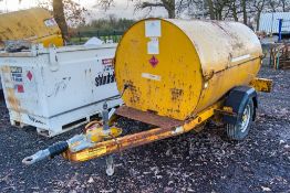 Trailer Engineering 950 litre fast tow diesel bunded fuel bowser c/w manual pump, delivery hose &