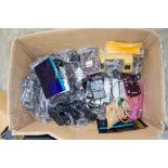 Box of various survey equipment spares