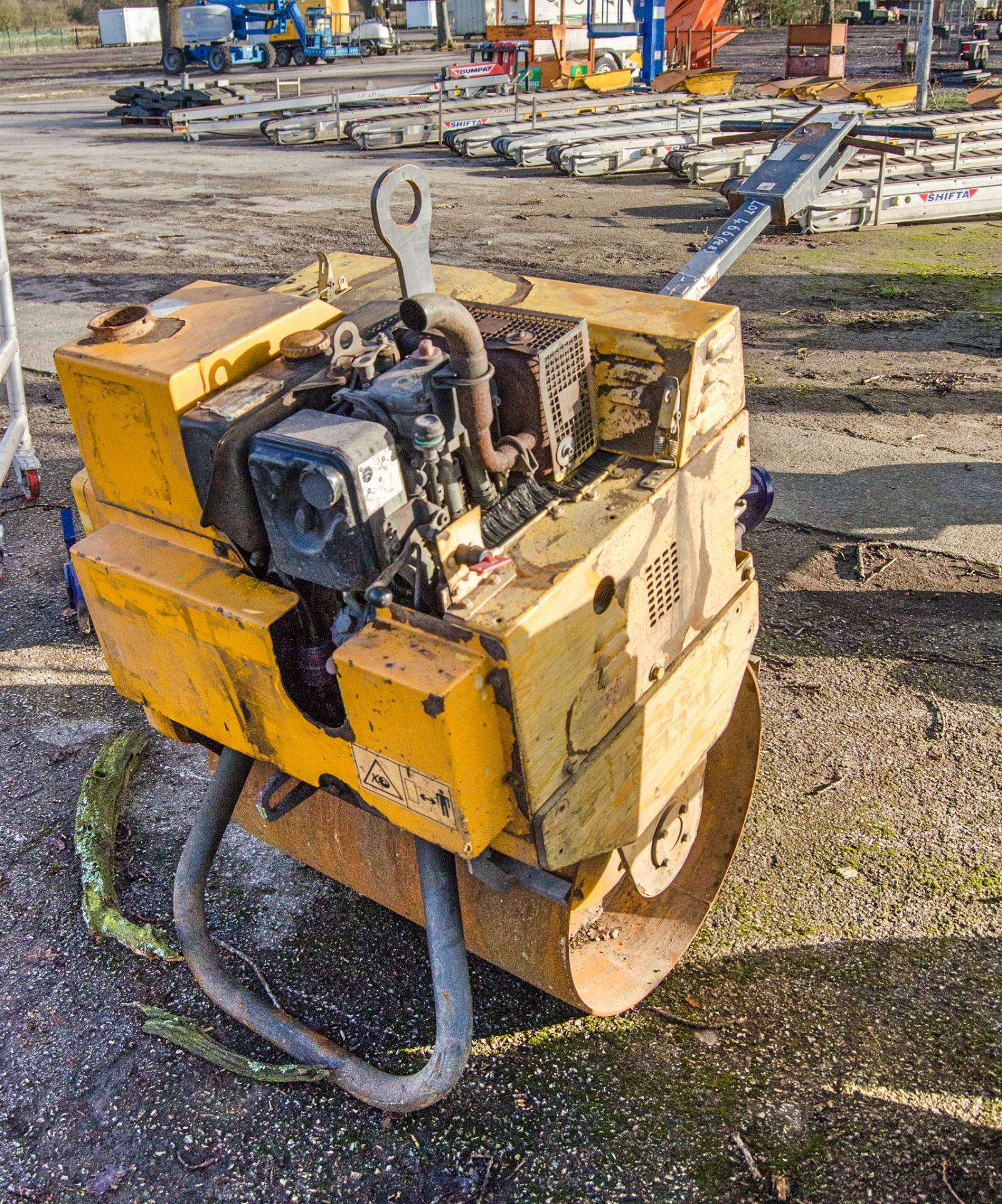 Terex MBR71 diesel driven single drum pedestrian roller/breaker Recorded hours: 392 A733817 - Image 2 of 3