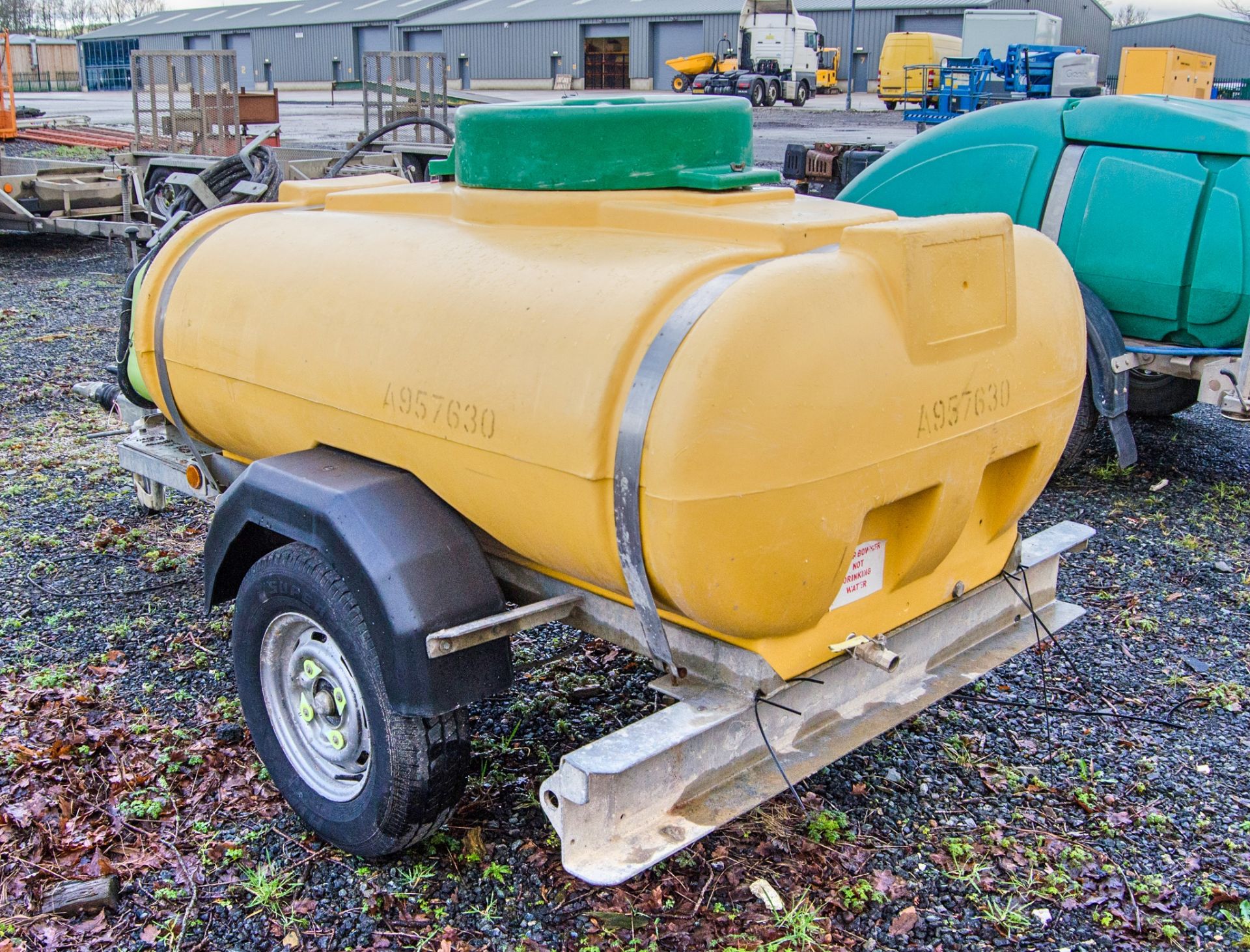 Trailer Engineering diesel driven fast tow pressure washer bowser c/w hose and lance A957630 - Image 4 of 7