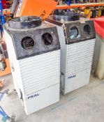 2 - Fral 240v mobile air conditioning units