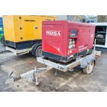 Mosa GE20 YSX 20 kva diesel driven fast tow generator Year: 2015 S/N: 44841 MOSA0041