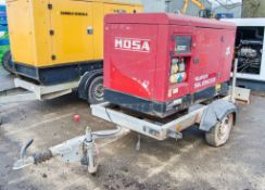 Mosa GE20 YSX 20 kva diesel driven fast tow generator Year: 2015 S/N: 44841 MOSA0041
