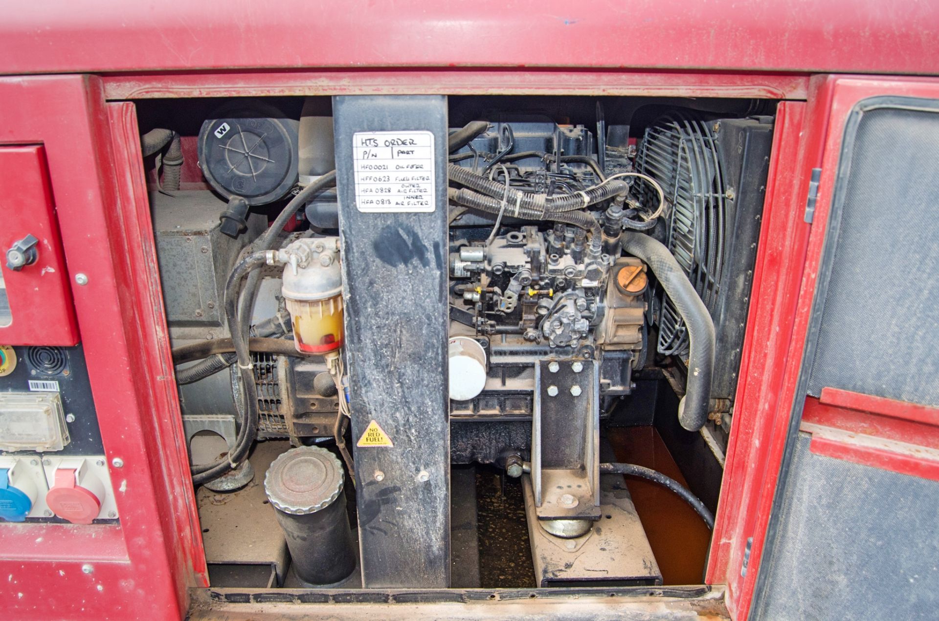 Mosa GE20 YSX 20 kva diesel driven fast tow generator Year: 2015 S/N: 44841 MOSA0041 - Image 7 of 7