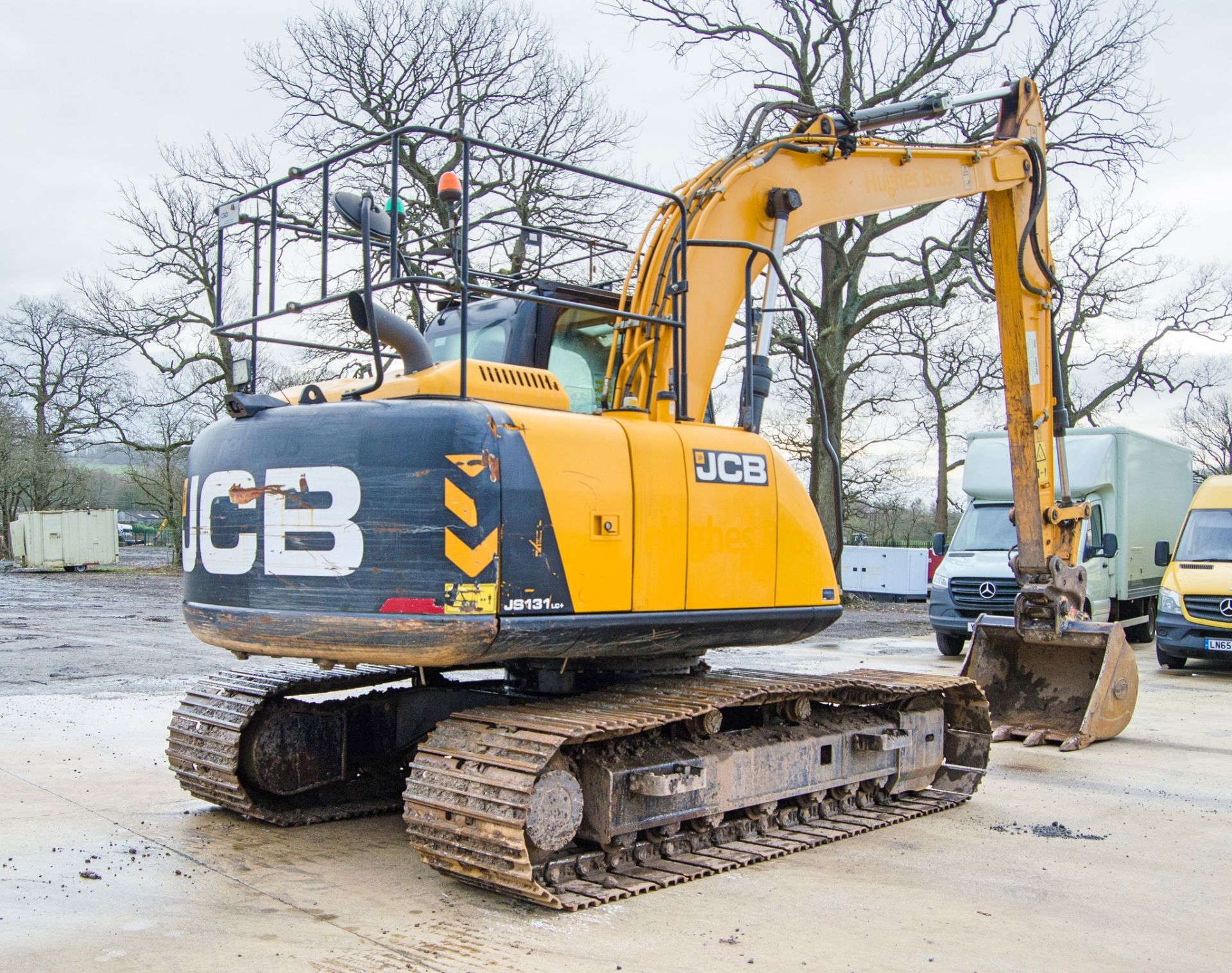 JCB JS131 LC+ 13 tonne steel tracked excavator Year: 2018 S/N: 2442347 Recorded Hours: 5575 piped. - Image 3 of 31