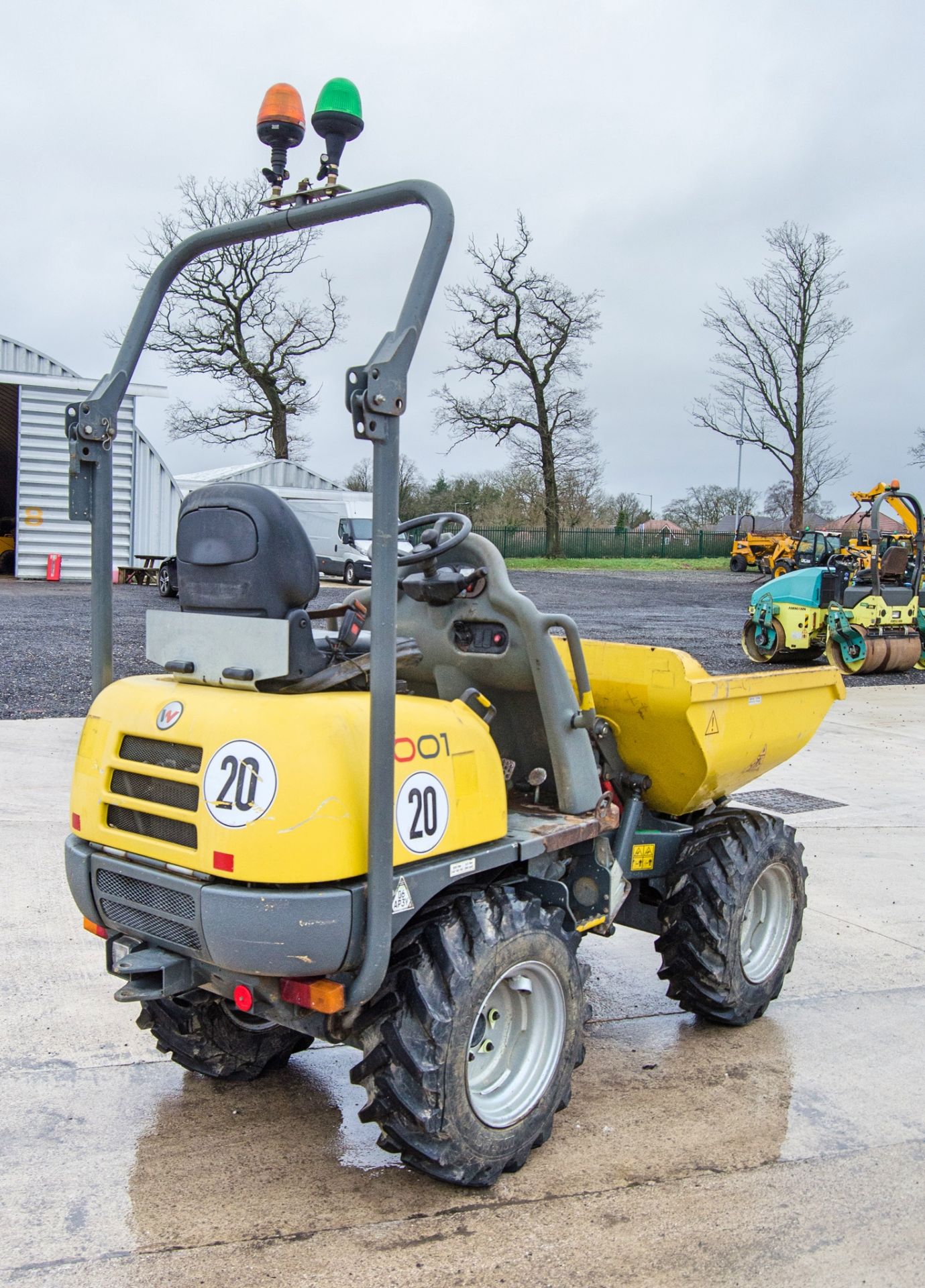 Wacker Neuson 1001 1 tonne hi-tip dumper Year: 2016 S/N: VPAL00697 Recorded Hours: 1272 A742193 - Image 3 of 22