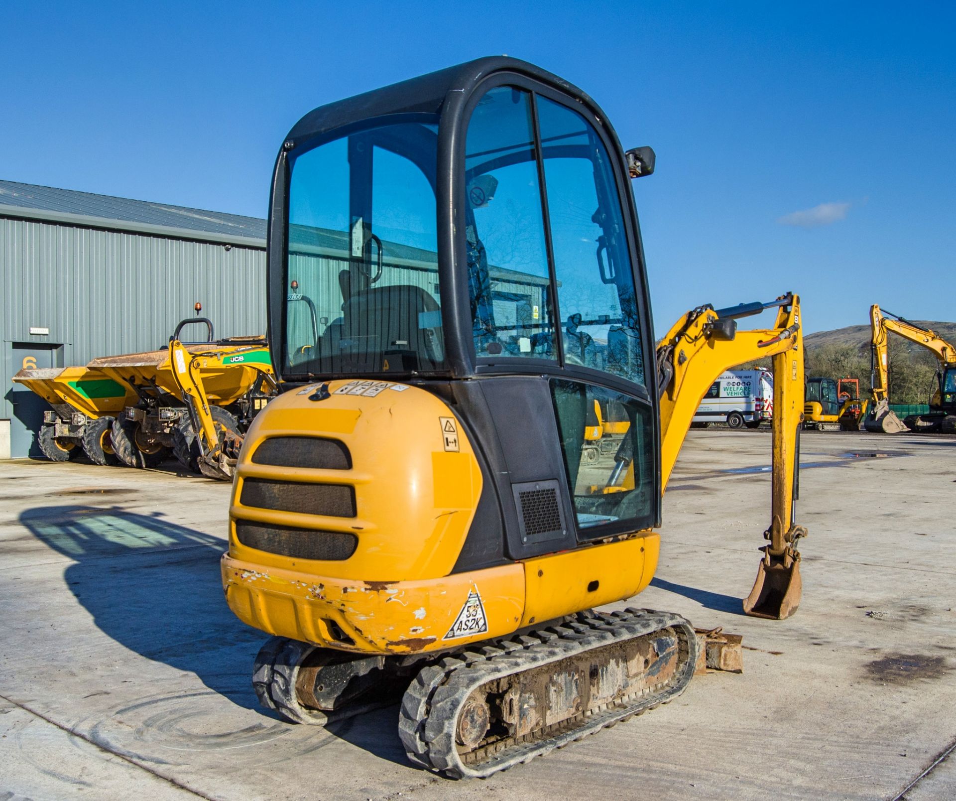 JCB 8018 CTS 1.5 tonne rubber tracked mini excavator Year: 2017 S/N: 2583538 Recorded Hours: 1950 - Image 4 of 26